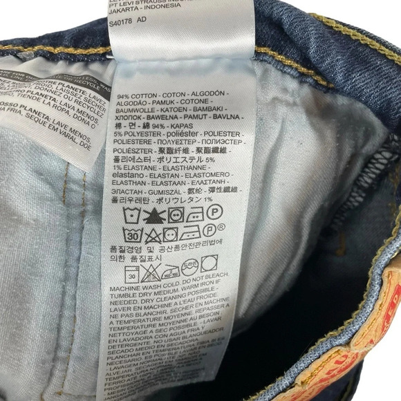 Levi’s Men’s 511 Distressed Denim Cutoff Shorts in Blue Size 40 - Picture 6 of 10